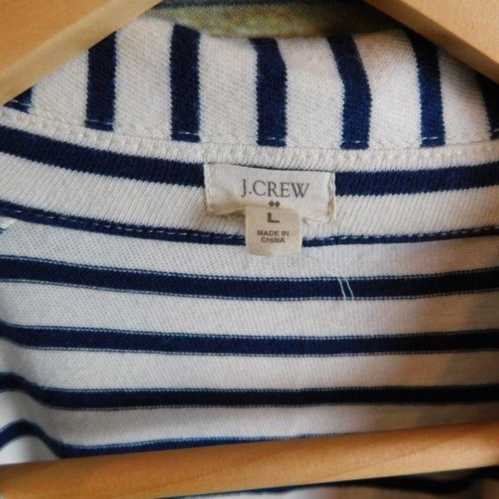 J. Crew Nautical Blazer Size L - Picture 2 of 4